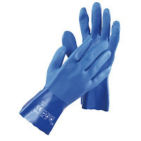 REF: P650 GUANTE ACTIFRESH AZUL PVC